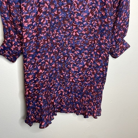 Parker | Silk Blend Calantha Long Sleeve Dress Size XL - Picture 3 of 10